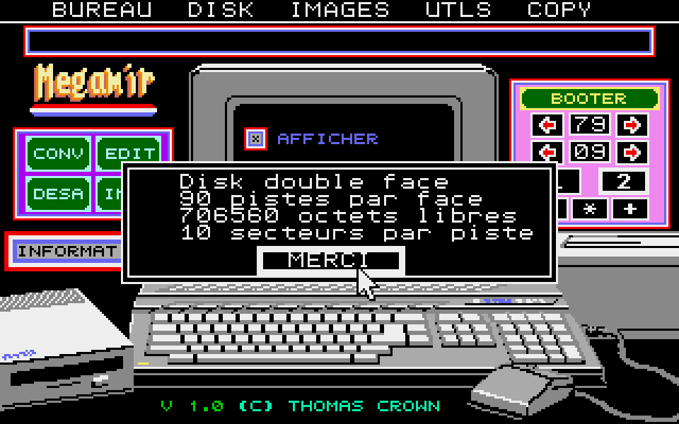 Megamir atari screenshot